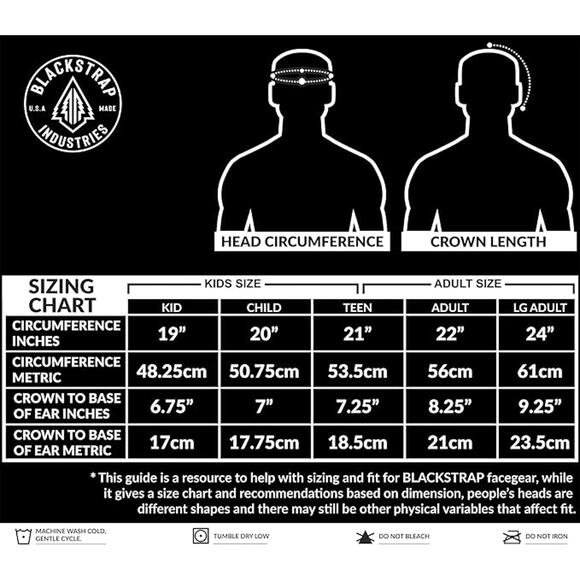 NWT BlackStrap Unisex the Hood Balaclava  Cold Weather Ski Facemask, Black-OS - Picture 5 of 6